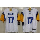 Youth Los Angeles Rams #17 Davante Adams Limited White Vapor Jersey