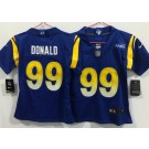 Youth Los Angeles Rams #99 Aaron Donald Limited Royal Vapor Jersey