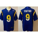 Youth Los Angeles Rams #9 Matthew Stafford Limited Royal Vapor Jersey