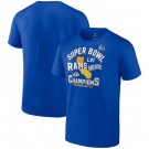 Youth Los Angeles Rams Royal Preschool Super Bowl LVI Champions Hard Count Hometown T-Shirt