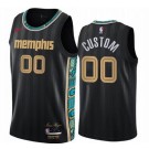 Youth Memphis Grizzlies Customized Black 2021 City Stitched Swingman Jersey