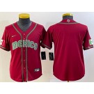 Youth Mexico Blank Red 2023 World Baseball Classic Cool Base Jersey