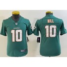 Youth Miami Dolphins #10 Tyreek Hill Limited Aqua Vapor Jersey