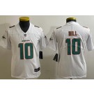 Youth Miami Dolphins #10 Tyreek Hill Limited White Vapor Jersey