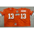 Youth Miami Dolphins #13 Dan Marino Orange Throwback Jersey