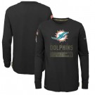Youth Miami Dolphins Black 2020 Salute To Service Long Sleeves T Shirt