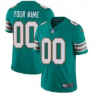 Youth Miami Dolphins Customized Limited Aqua Alternate Vapor Untouchable Jersey