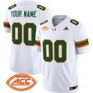 Youth Miami Hurricanes Custom Limited White FUSE College Football Jersey