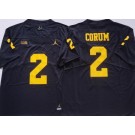 Youth Michigan Wolverines #2 Blake Corum Navy College Football Jersey