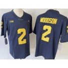 Youth Michigan Wolverines #2 Charles Woodson Navy College Football Jersey