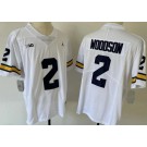 Youth Michigan Wolverines #2 Charles Woodson White College Football Jersey
