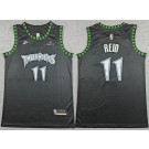 Youth Minnesota Timberwolves #11 Naz Reid Black Classic Sponsor Swingman Jersey
