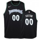 Youth Minnesota Timberwolves Customized Black Classic Stitched Swingman Jersey