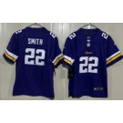 Youth Minnesota Vikings #22 Harrison Smith Limited Purple Vapor Jersey
