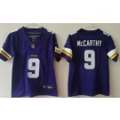 Youth Minnesota Vikings #9 JJ McCarthy Limited Purple FUSE Vapor Jersey