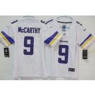 Youth Minnesota Vikings #9 JJ McCarthy Limited White Vapor Jersey