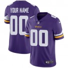 Youth Minnesota Vikings Customized Limited Purple Vapor Untouchable Jersey