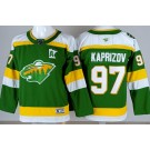 Youth Minnesota Wild #97 Kirill Kaprizov Green Alternate Authentic Jersey