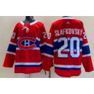Youth Montreal Canadiens #20 Juraj Slafkovsky Red Authentic Jersey