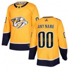 Youth Nashville Predators Customized Yellow Authentic Jersey