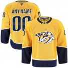 Youth Nashville Predators Customized Yellow Fanatics Authentic Jersey