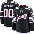 Youth New Jersey Devils Customized Black Alternate Fanatics Authentic Jersey