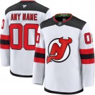 Youth New Jersey Devils Customized White Fanatics Authentic Jersey