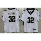 Youth New Orleans Saints #32 Tyrann Mathieu Limited White Vapor Jersey