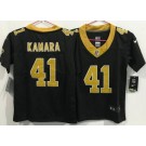 Youth New Orleans Saints #41 Alvin Kamara Limited Black Vapor Jersey