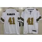 Youth New Orleans Saints #41 Alvin Kamara Limited White Alternate Vapor Jersey