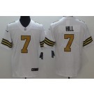 Youth New Orleans Saints #7 Taysom Hill Limited White Rush Color Jersey