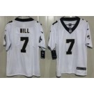 Youth New Orleans Saints #7 Taysom Hill Limited White Vapor Jersey