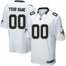 Youth New Orleans Saints Customized Game White Jersey