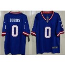 Youth New York Giants #0 Brian Burns Limited Blue Classic Vapor Jersey