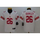 Youth New York Giants #26 Saquon Barkley Limited White Vapor Untouchable Jersey