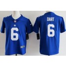 Youth New York Giants #6 Jaxson Dart Limited Blue Vapor Jersey