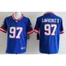 Youth New York Giants #97 Dexter Lawrence II Limited Blue Classic Vapor Jersey