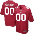 Youth New York Giants Customized Game Red Jersey