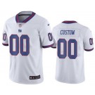 Youth New York Giants Customized Limited White Rush Color Jersey