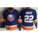 Youth New York Islanders #22 Mike Bossy Blue Throwback Jersey