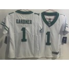 Youth New York Jets #1 Sauce Gardner Limited White Vapor Jersey