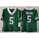 Youth New York Jets #5 Garrett Wilson Limited Green 2024 FUSE Vapor Jersey