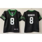 Youth New York Jets #8 Aaron Rodgers Limited Black 2024 Vapor Jersey