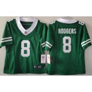 Youth New York Jets #8 Aaron Rodgers Limited Green 2024 FUSE Vapor Jersey