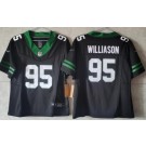Youth New York Jets #95 Quinnen Williams Limited Black FUSE Vapor Jersey