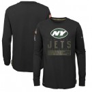 Youth New York Jets Black 2020 Salute To Service Long Sleeves T Shirt