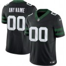 Youth New York Jets Customized Limited Black 2024 FUSE Vapor Jersey