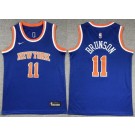 Youth New York Knicks #11 Jalen Brunson Blue Icon Swingman Jersey