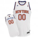 Youth New York Knicks Customized White Swingman Adidas Jersey