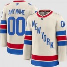 Youth New York Rangers Custom Cream 2026 Winter Classic Authentic Jersey